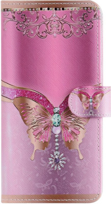 TELETEL Wallet Case Cover for Apple iPhone 15(Pink, Card Holder, Pack of: 1)