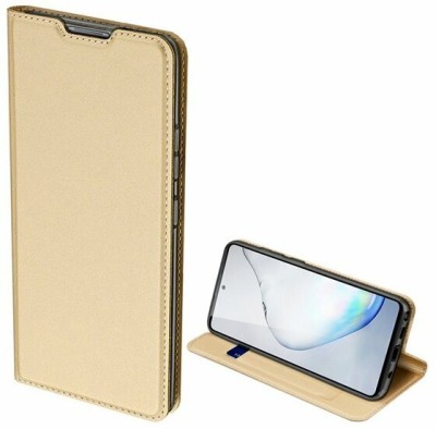 Helix Flip Cover for Oppo A9 2020(Gold, Hard Case, Pack of: 1)