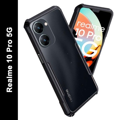 Artistque Back Cover for Realme 10 Pro 5G(Transparent, Black, Shock Proof, Pack of: 1)