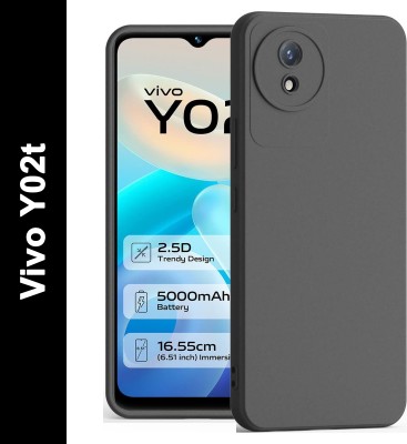 Casehub Back Cover for vivo Y02T(Transparent, Dual Protection, Silicon, Pack of: 1)