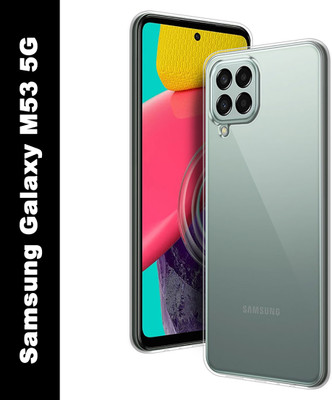 Flipkart SmartBuy Back Cover for Samsung Galaxy M53 5G(Transparent, Grip Case, Silicon, Pack of: 1)