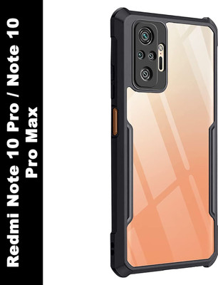Aaralhub Front & Back Case for Mi Redmi Note 10 Pro Max, Mi Redmi Note 10 Pro(Transparent, Camera Bump Protector)