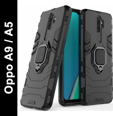 KWINE CASE Back Cover for Oppo A9 2020(Black, Rugged Armor, Pack of: 1)