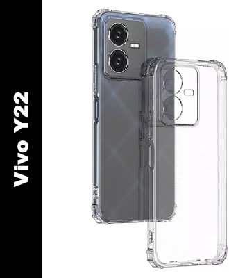 COVER CAPITAL Back Cover for Vivo Y22(Transparent, Pack of: 1)