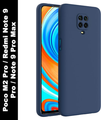 KartV Back Cover for Poco M2 Pro, Mi Redmi Note 9 Pro, Mi Redmi Note 9 Pro Max, Redmi Note 9 Pro, Redmi Note 9 Pro Max(Blue, Camera Bump Protector, Silicon, Pack of: 1)