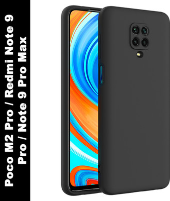 KartV Back Cover for Poco M2 Pro, Mi Redmi Note 9 Pro, Mi Redmi Note 9 Pro Max, Redmi Note 9 Pro, Redmi Note 9 Pro Max(Black, Camera Bump Protector, Silicon, Pack of: 1)