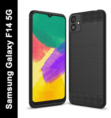 Zapcase Back Cover for Samsung Galaxy F14 5G(Black, Grip Case, Silicon, Pack of: 1)