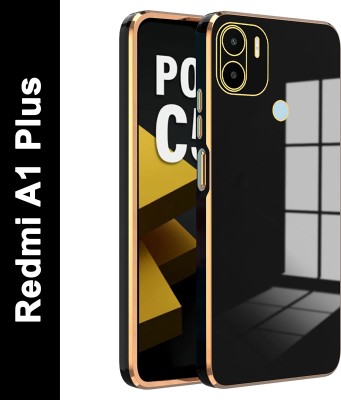 BOZTI Back Cover for POCO C50, Redmi A1 Plus, POCO C51(Black, Grip Case, Pack of: 1)