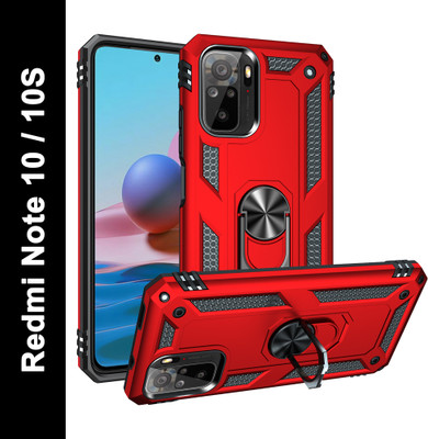 KrKis Back Cover for Mi Redmi Note 10, Mi Redmi Note 10s(Red, Camera Bump Protector, Pack of: 1)
