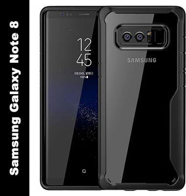 MatteSmoke Back Cover for Samsung Galaxy Note 8(Black, Camera Bump Protector, Pack of: 1)