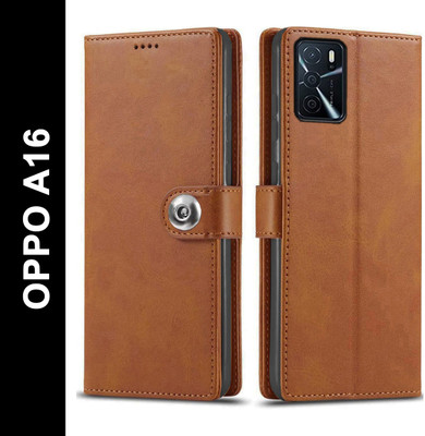 SHINESTAR. Back Cover for Oppo A16(Brown, Pack of: 1)