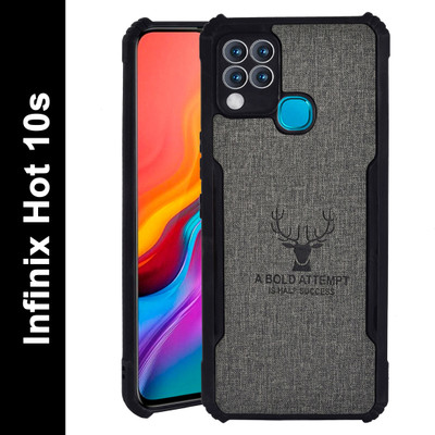 Flipkart SmartBuy Back Cover for Infinix Hot 10s(Black, Shock Proof, Pack of: 1)