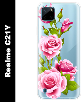 Nainz Back Cover for Realme C21Y(Multicolor, Grip Case, Silicon, Pack of: 1)