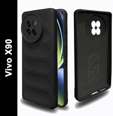 Artistque Back Cover for Vivo X90 5G(Black, Flexible, Silicon, Pack of: 1)