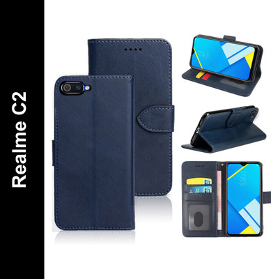 BOZTI Back Cover for Realme C2, Oppo A1k(Blue, Grip Case, Pack of: 1)