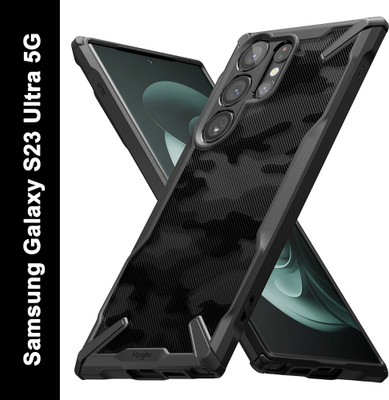 Ringke Back Cover for Samsung Galaxy S23 Ultra 5G(Black, Pack of: 1)
