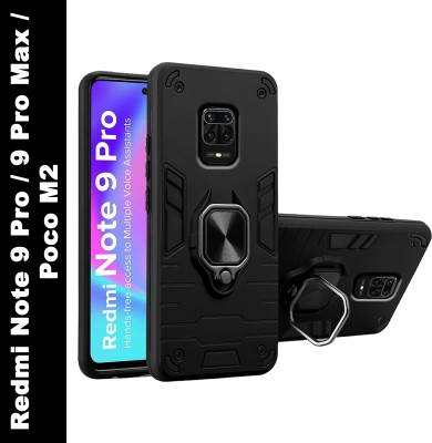 MVMS Back Cover for Xiaomi Redmi Note 9 Pro Max, Xiaomi Redmi Note 9 Pro, Poco M2 Pro(Black, Shock Proof, Pack of: 1)