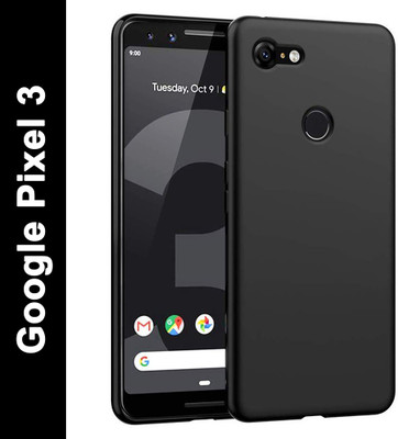 FITSMART Back Cover for Google Pixel 3(Black, Shock Proof, Silicon, Pack of: 1)