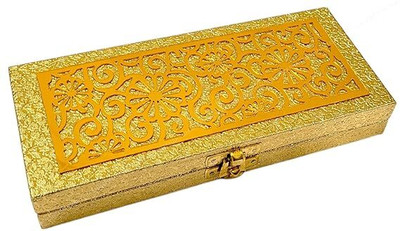 Bazaar Decorative Shagun Cash Gift Box for Money Gaddi Gifting Sagan Wedding Occasion Cash Box(1 Compartments)