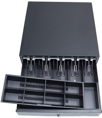 SWAGGERS Billing Cash Drawer/Cash Box- 5 Notes & 8 Coin Slots- Removable Coin Tray Cash Box(13 Compartments)
