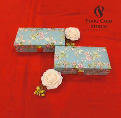 Pearlcardstudio -Elegant Shagun Gift Boxes – Perfect for Gifting on Every Occasion (pack of 2) Cash Box(1 Compartments)