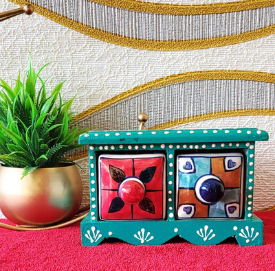 India fexim Cash Box(2 Compartments)