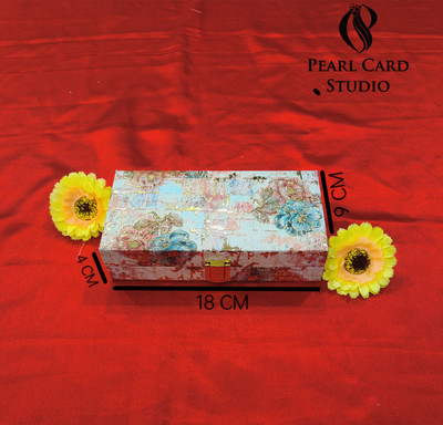 Pearlcardstudio Elegant Shagun Gift Boxes – Perfect for Gifting on Every Occasion (pack of 2) Cash Box(1 Compartments)