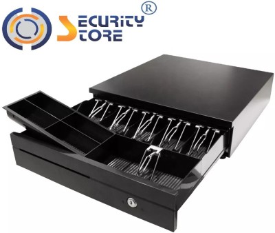 Security Store Pos Machine Cash Drawer/ Cash Box- 6 Notes & 4 Coin Slots (Removable Coin Tray) Cash Box(10 Compartments)