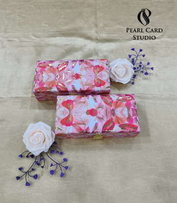 Pearlcardstudio -Elegant Shagun Gift Boxes – Perfect for Gifting on Every Occasion (pack of 2) Cash Box(1 Compartments)