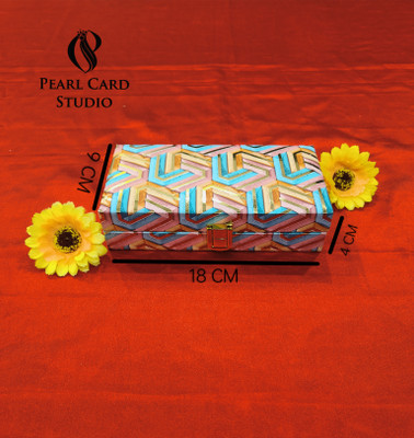 Pearlcardstudio Elegant Shagun Gift Boxes – Perfect for Gifting on Every Occasion (pack of 2) Cash Box(1 Compartments)