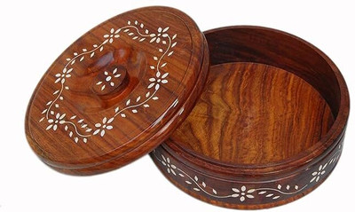 arman art & craft Wooden Bread Container  - 1000 ml(Brown)