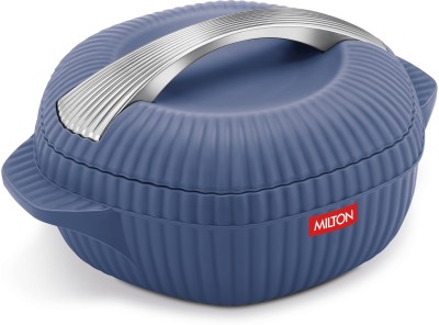 MILTON Oyster 2500 PU Insulated Inner Stainless Steel Casserole, 2190 ml, Royal Blue Serve Casserole(2190 ml)