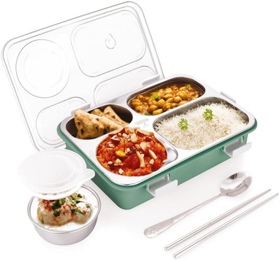 NARV Stainless Steel Utility Container  - 450 ml(Multicolor)