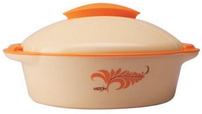 MILTON Crisp DLX 2000 Insulated Inner Steel Casserole, 1.70 litres, Orange Thermoware Casserole(1700 ml)