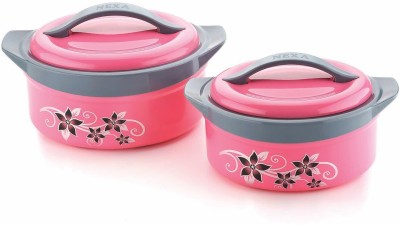 Raghunandan Casserole Box for Food Searving Inner Steel Insulated Pack of 2 Serve Casserole Set(1500 ml, 2500 ml)