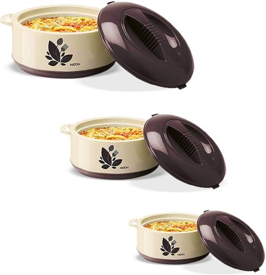 MILTON ORCHID JR GIFT SET Pack of 3 Thermoware Casserole Set(450 ml, 790 ml, 1260 ml)