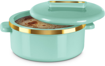 MILTON Curve 2500 Inner Stainless Steel Casserole, 2.15 Litres, Light Green Serve Casserole(2150 ml)