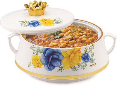 Flipkart SmartBuy Florence Insulated Inner Stainless Steel BPA Free Cook and Serve Casserole(2500 ml)