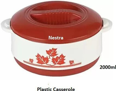 Nestra Best Premium Quality Simple And Elegant Design |Hot Pot| Roti Box |Tiffin Thermoware Casserole(2000 ml)