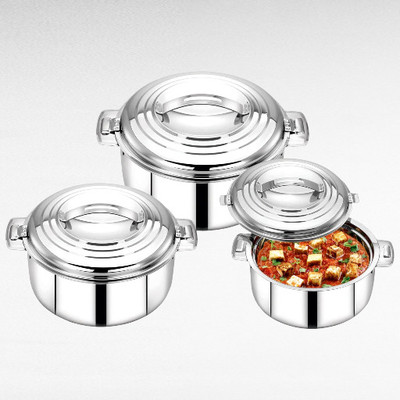 MITHALI Pack Of 3-1 Cookware Set(Steel, 3 - Piece)