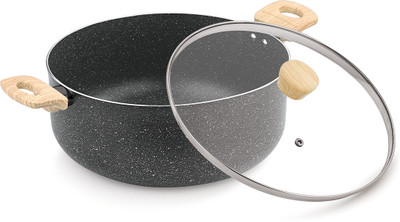 BERGNER Earth Black Non-Stick Induction Bottom Cook and Serve Casserole(5000 ml)