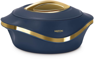 MILTON Pearl 2500 Inner Stainless Steel Casserole BPA Free | Food Grade Serve Casserole(2100 ml)
