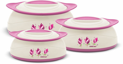 Good Day Pack of 3 Serve Casserole Set(1000 ml, 1500 ml, 2500 ml)