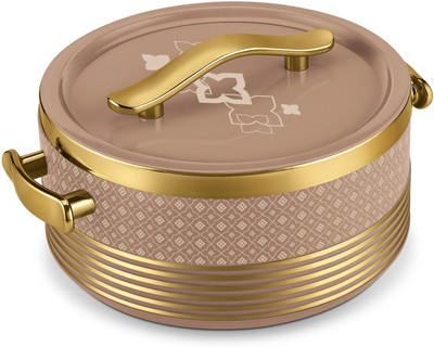 MILTON Insignia 1500 Casserole, 1500 ml I ISI Certified I Inside Steel Serve Casserole(1500 ml)
