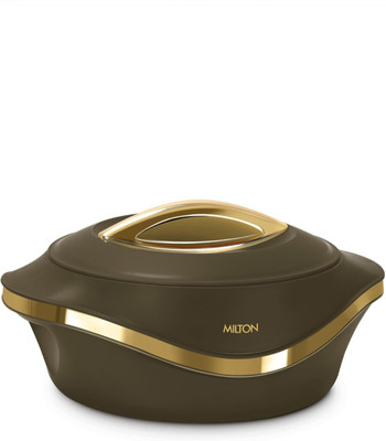 MILTON Pearl 1500 Inner Stainless Steel Casserole, 1.27 Litres, Ivory Serve Casserole(1270 ml)
