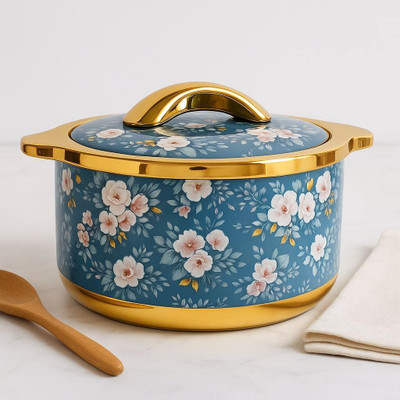 Arnaplast Elegant Designer Casserole | Insulated Roti & Rice Storage Case Serve Casserole(3000 ml)