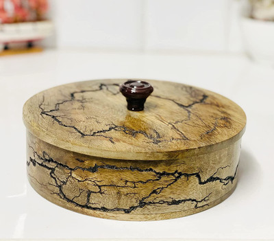 Kesha Spree Wooden Chapati Box Serve Casserole(700 ml)