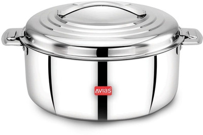 AVIAS Platina Premium Stainless Steel Insulated Serving Roti casserole Serve Casserole(1500 ml) deal from flipkart