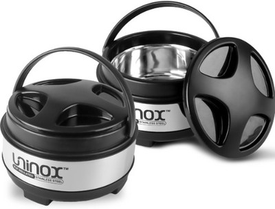 UNINOX Mealtime Magic: 2 Casserole Hot Pots 2000ML & 1700ML with Lids Pack of 2 Thermoware Casserole Set(1700 ml, 2000 ml)