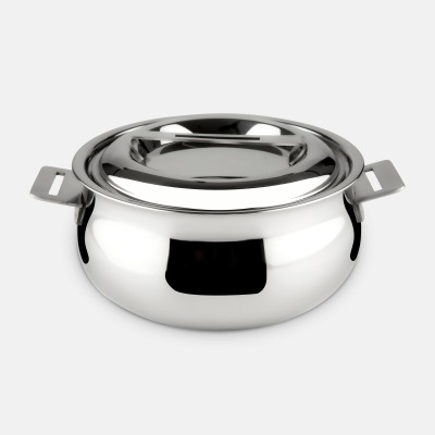 FnS FNS Monja Stainless Steel Double Wall Insulated Casserole with Lid (1600 ml) Thermoware Casserole(1600 ml)